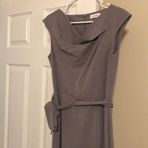 Calvin Klein Heather gray biz professional dress
